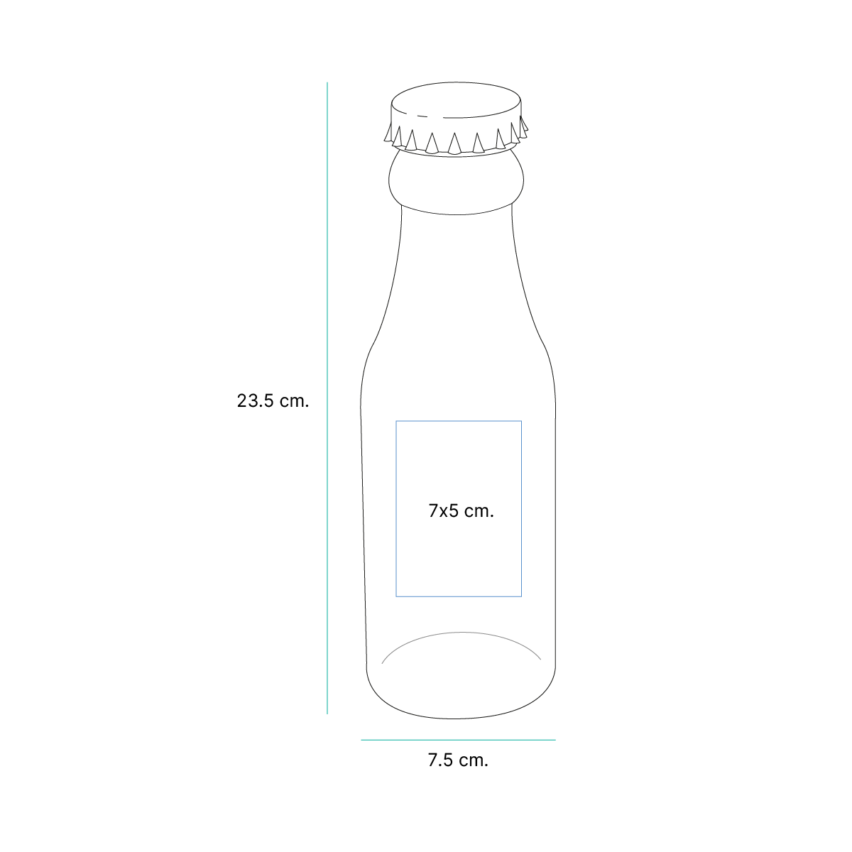 Botella Quito. - Vista 4