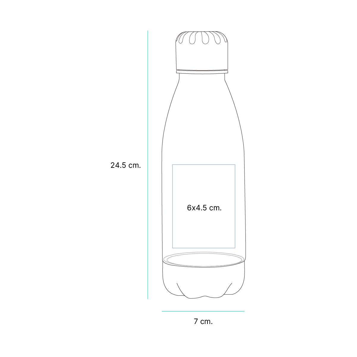 Botella de plástico AS. - Vista 4