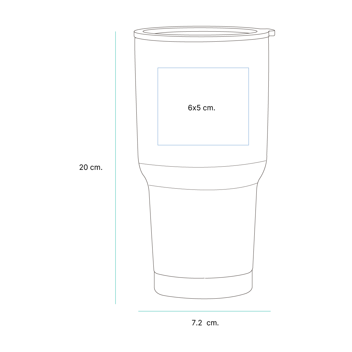 Termo Nadi. 850 ml. - Vista 3
