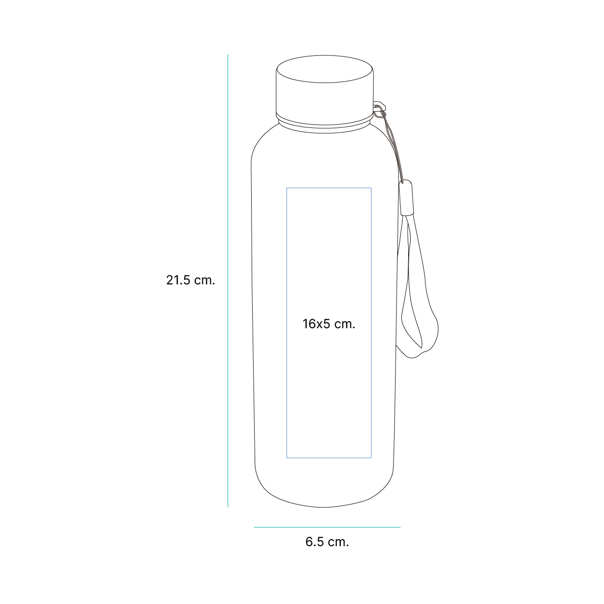 Botella Dumai. - Vista 5