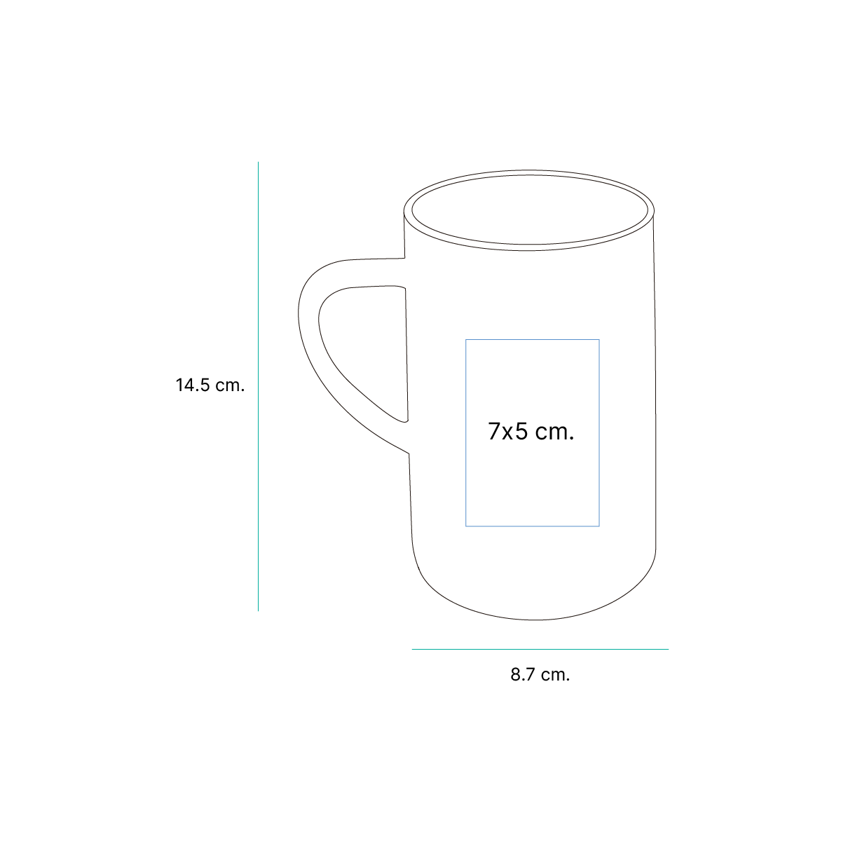 Taza Vailima. - Vista 6