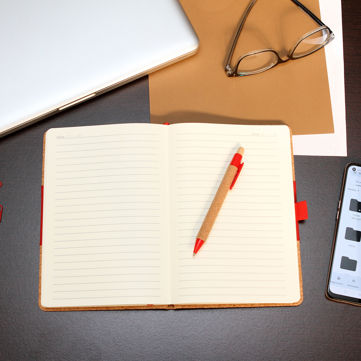 Set de libreta Delhi. - Vista 5