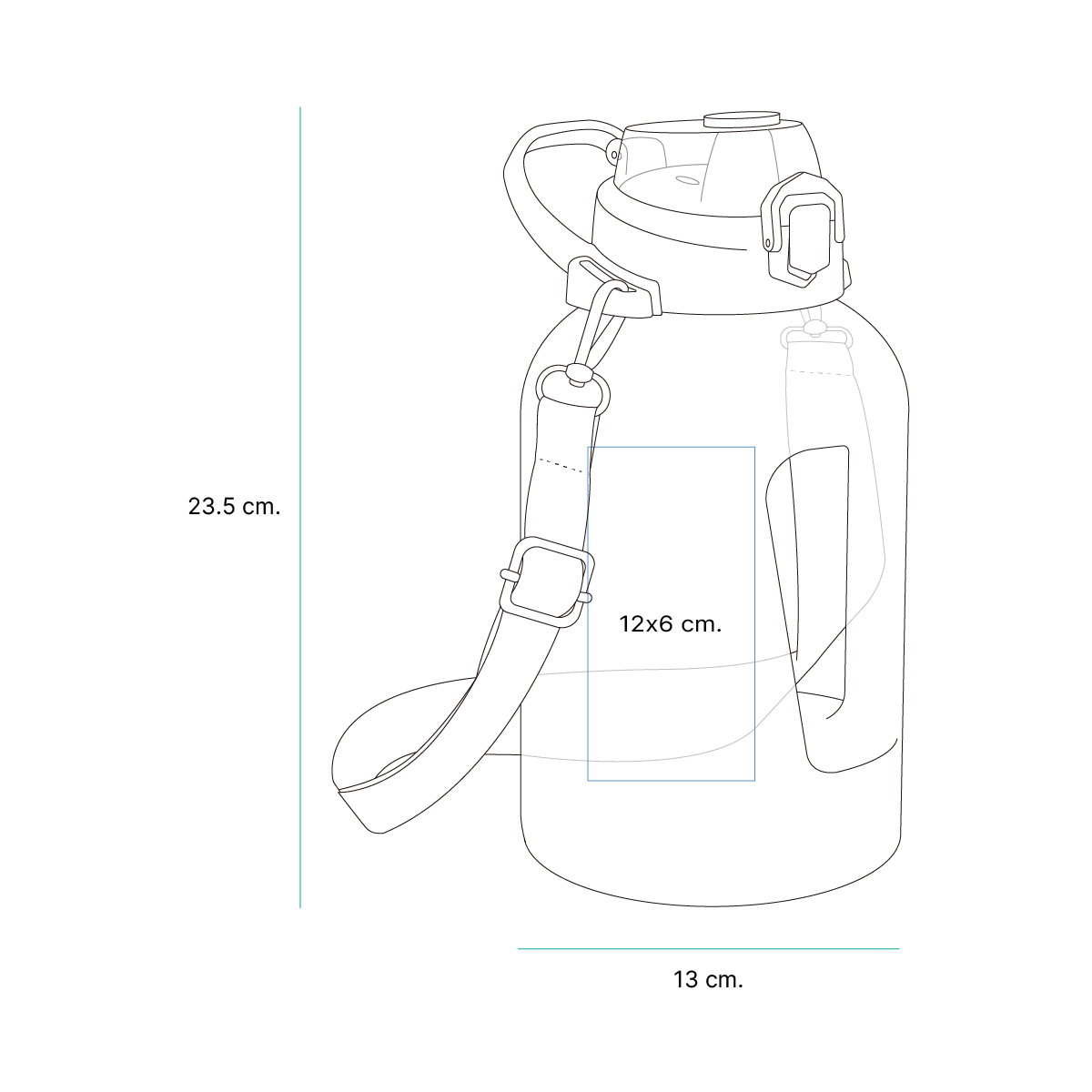 Botella Bután. - Vista 6