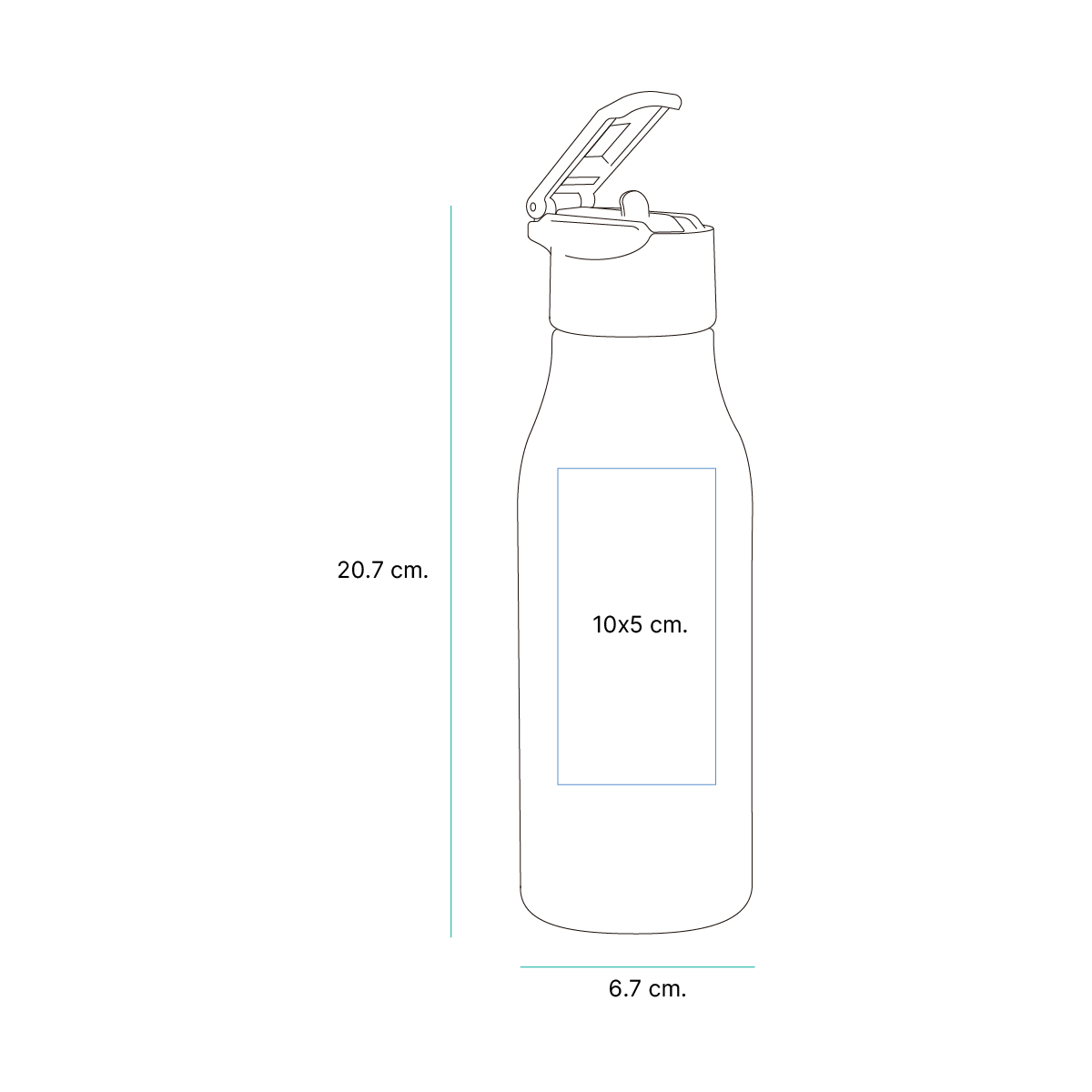 Botella Dongola. - Vista 8