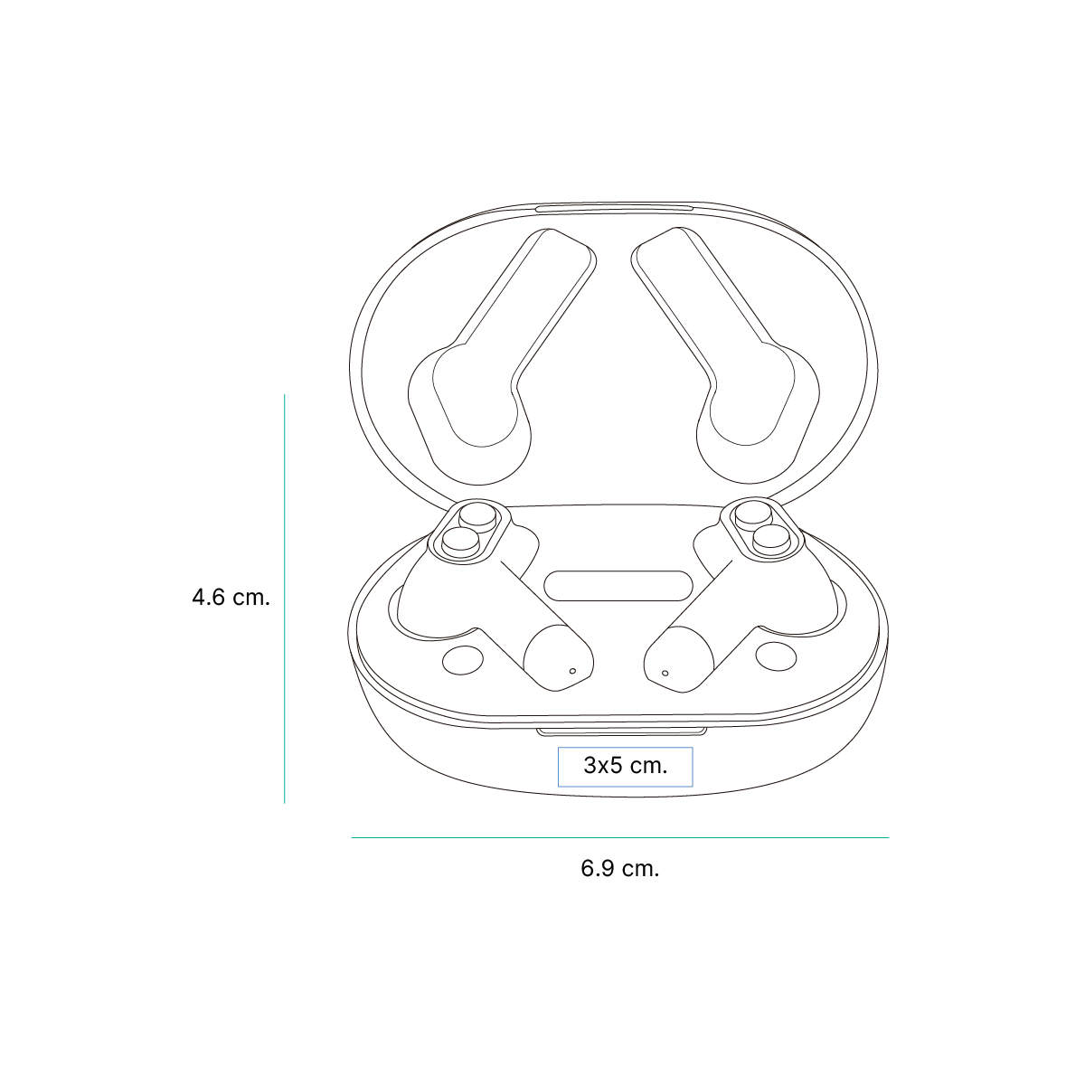 Auriculares inalámbricos Taro. - Vista 6