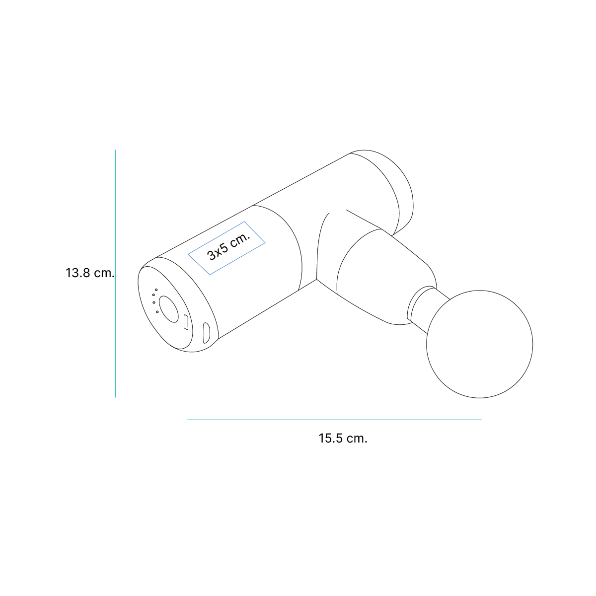 Masajeador Portátil Albareto. - Vista 5