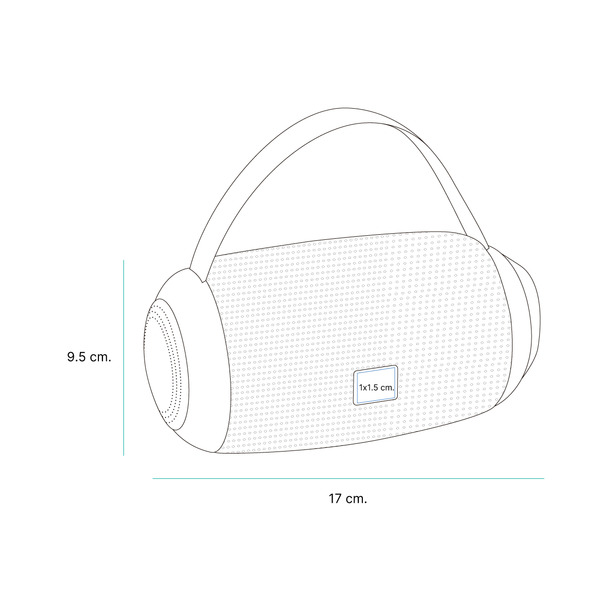 Bocina cilíndrica Vercelli. - Vista 4