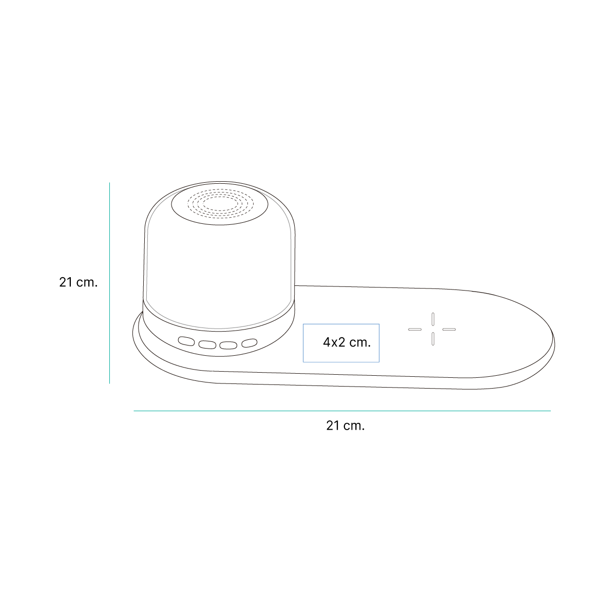 Juego de cargador inalambrico Hasaka. - Vista 5
