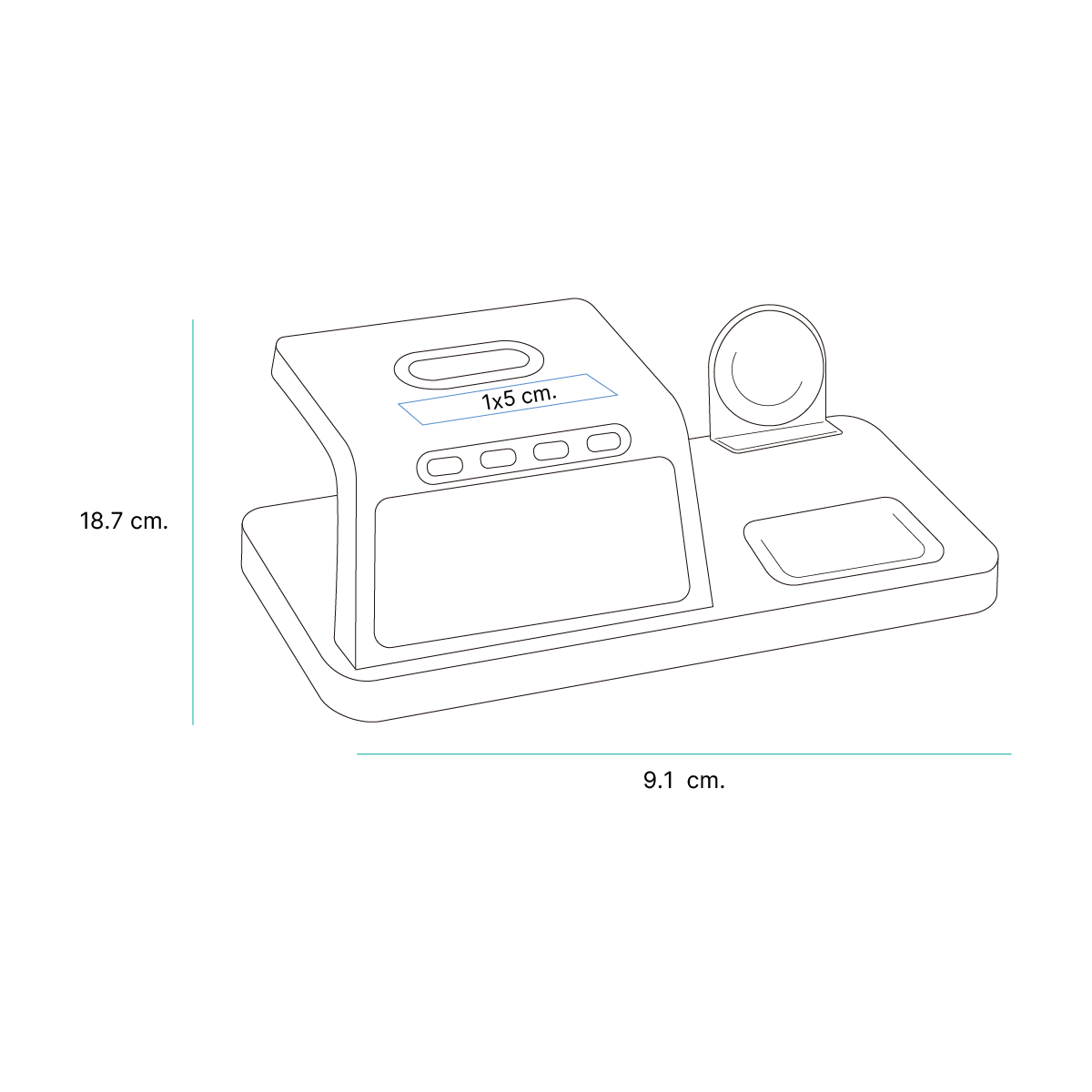 Reloj de escritorio Aranno. - Vista 4