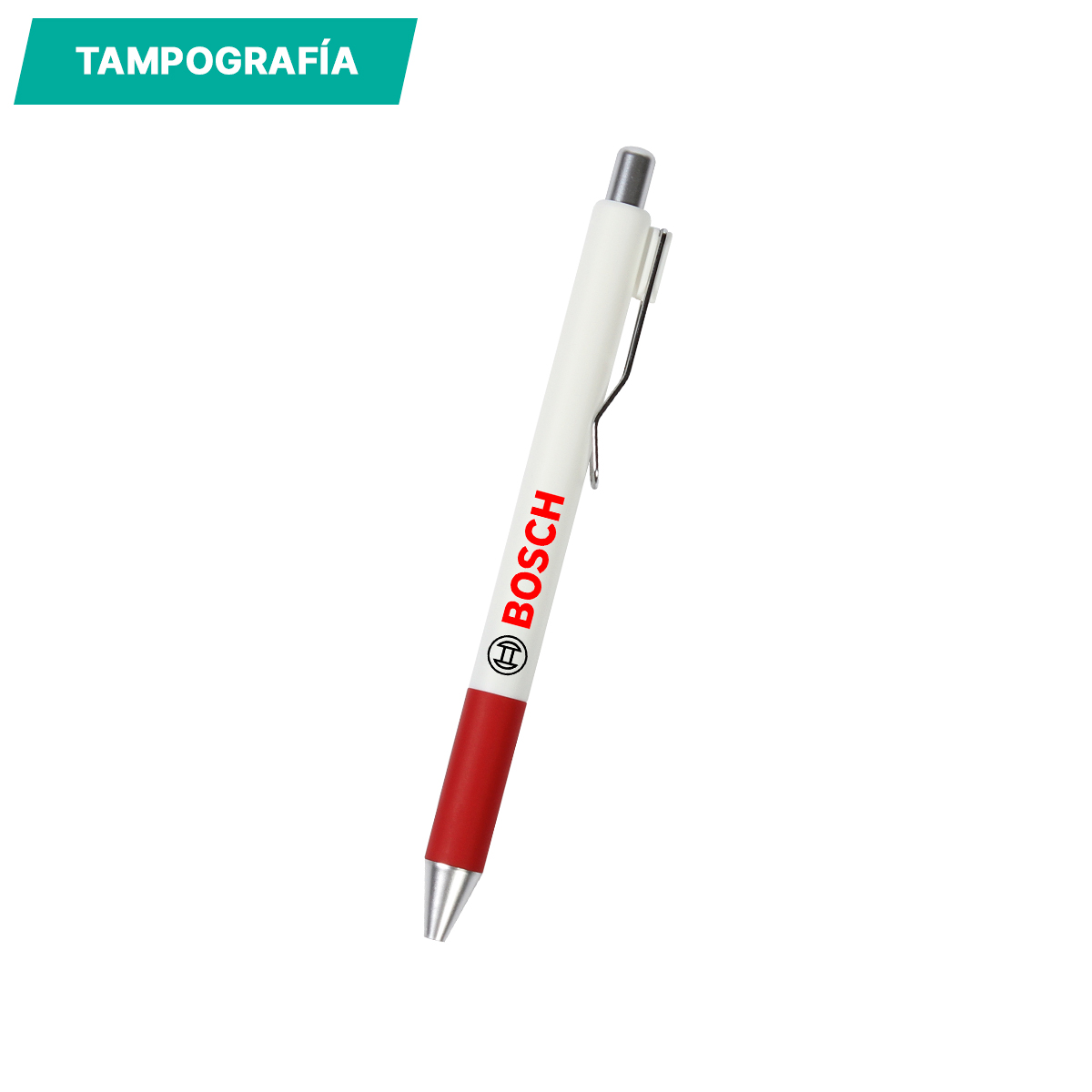 Bolígrafo de plástico Biella. - Vista 4