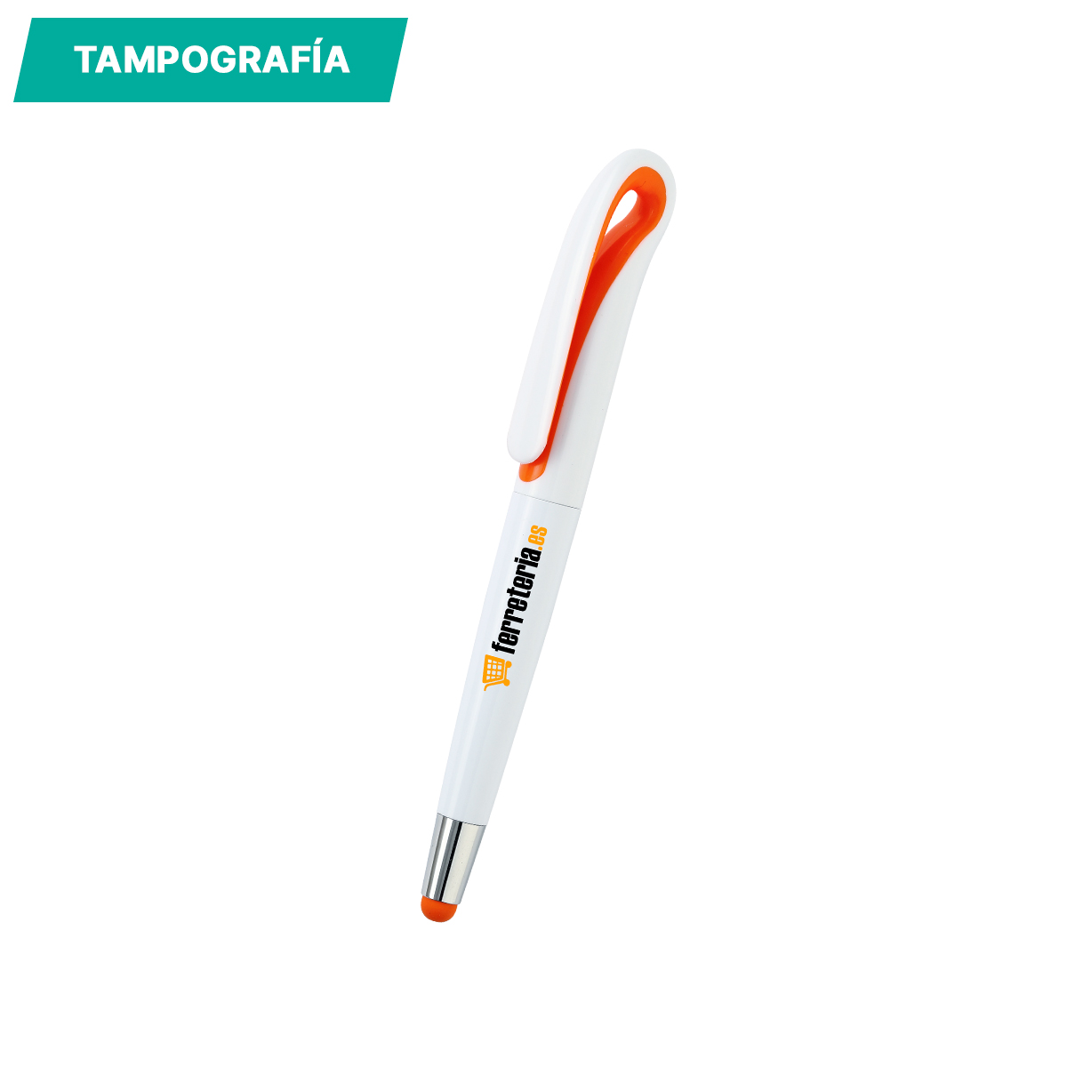 Bolígrafo de plástico Lecco. - Vista 6