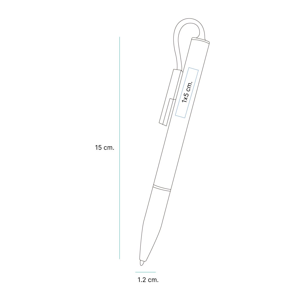 Bolígrafo con USB Padua 8 GB. - Vista 12