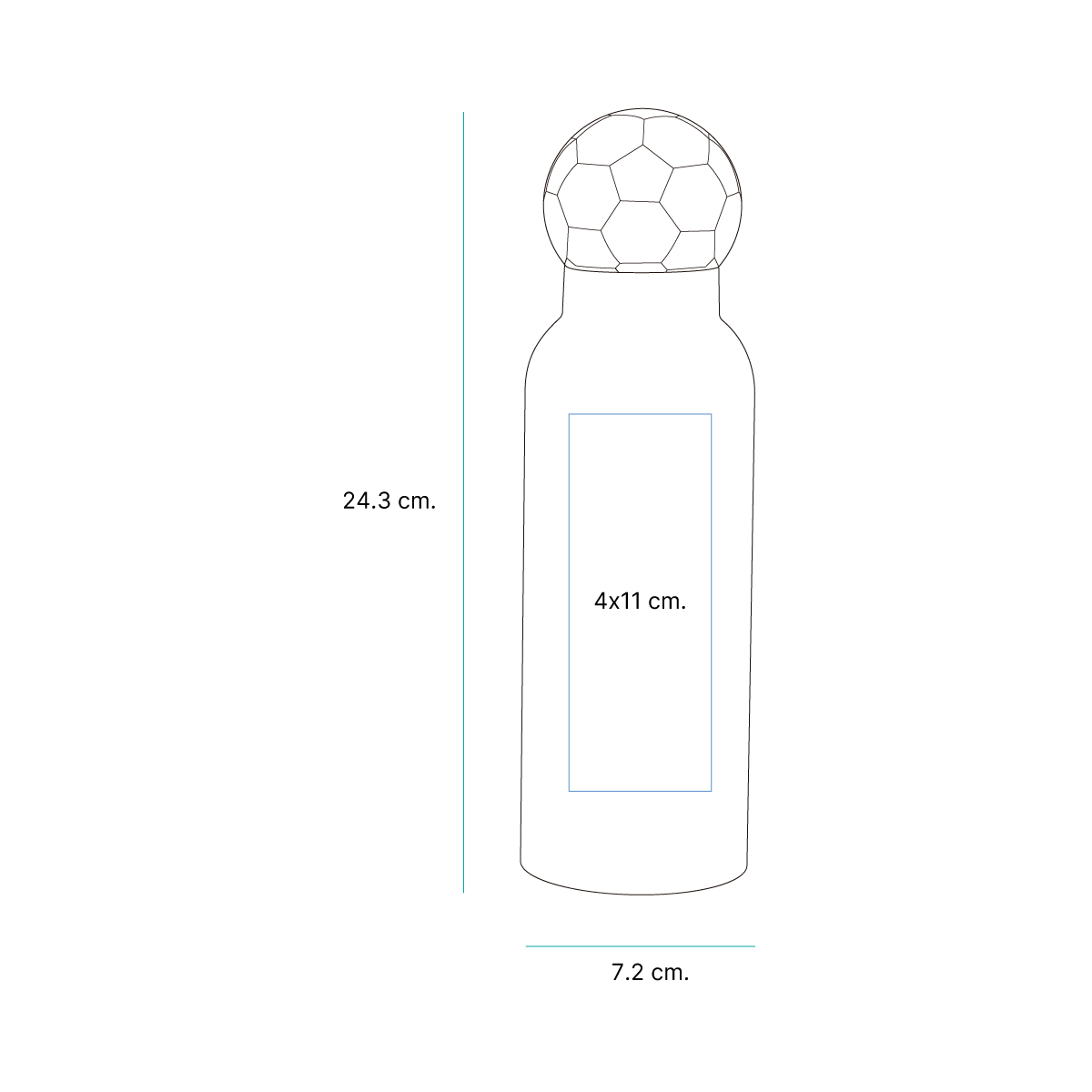 Botella Murzuk. - Vista 9