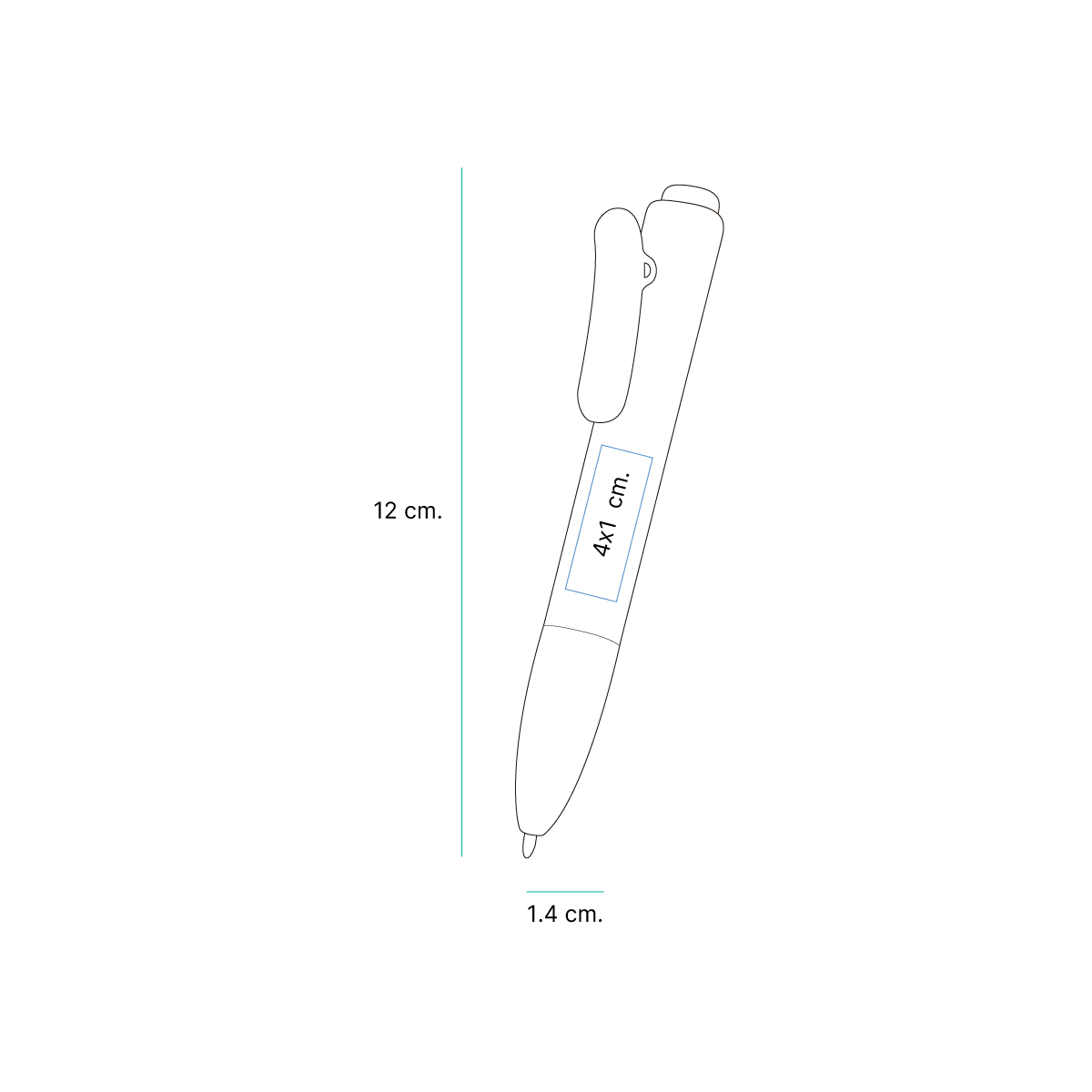 Bolígrafo Wazin. - Vista 7