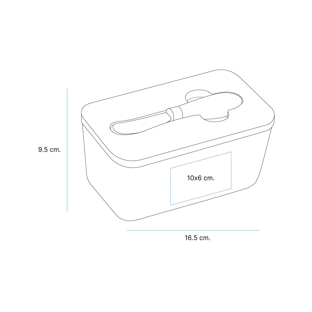 Recipiente Tengah. - Vista 5