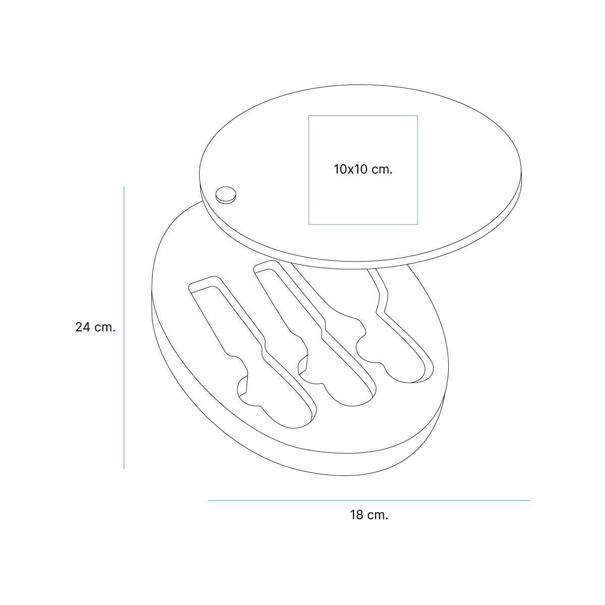 Set de quesos Pikine. - Vista 5