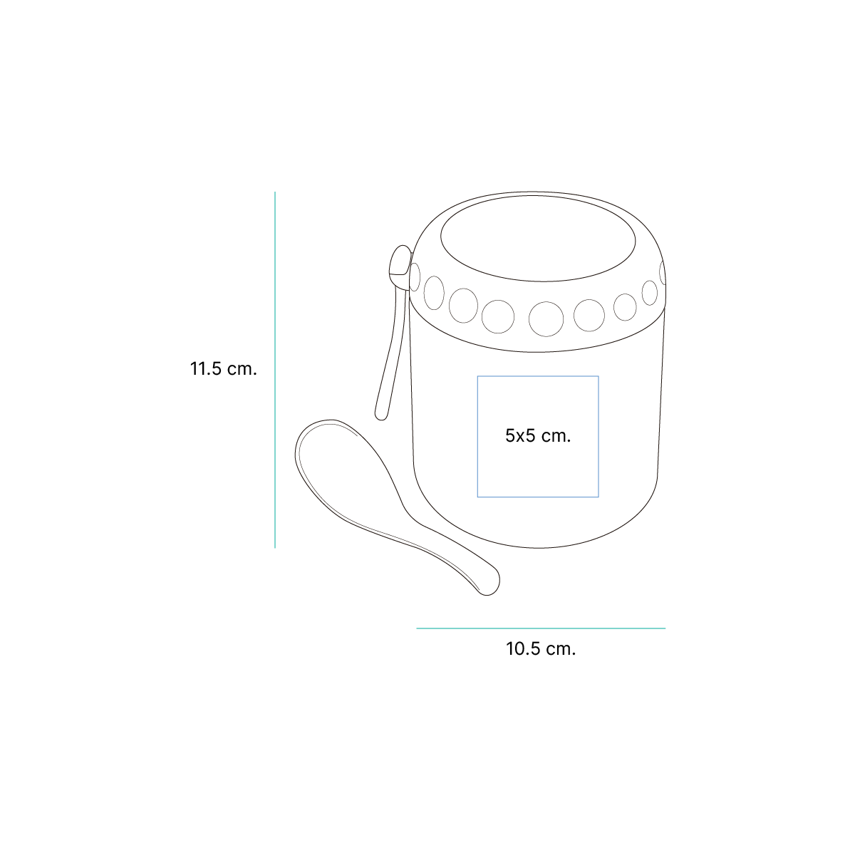 Contenedor Tronto. - Artículos Promocionales MAS RECIO