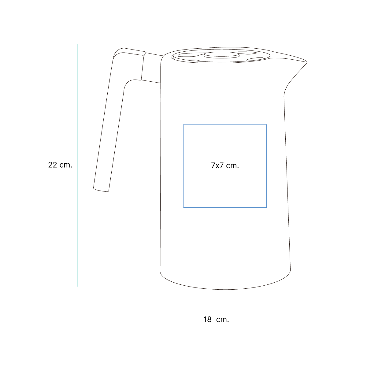 Jarra Elsinor. - Artículos Promocionales MAS RECIO