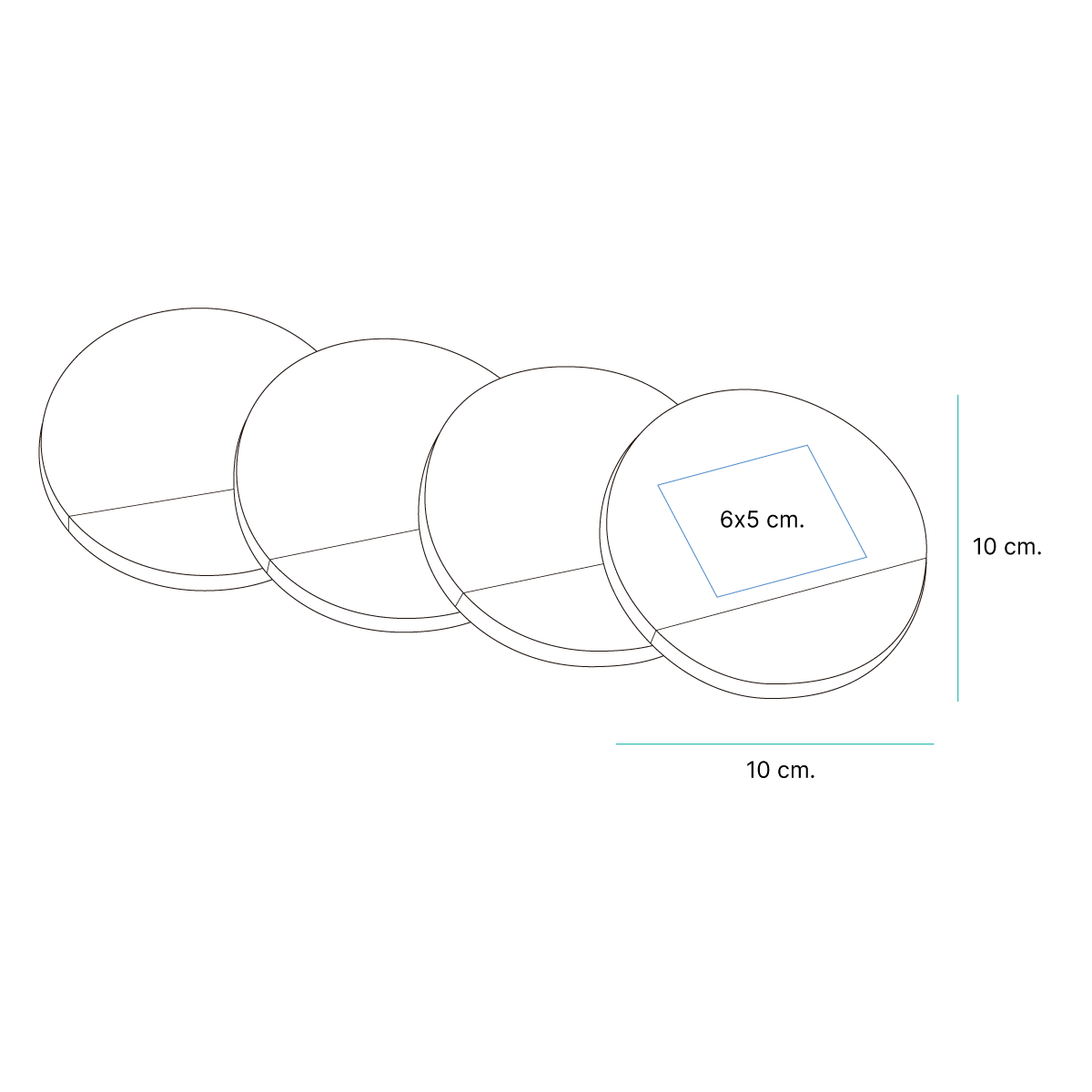 Juego porta vasos Frazé. - Artículos Promocionales MAS RECIO