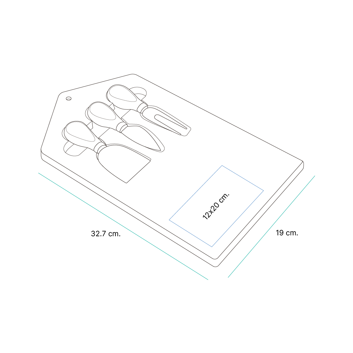 Tabla de quesos Trouans. - Vista 2