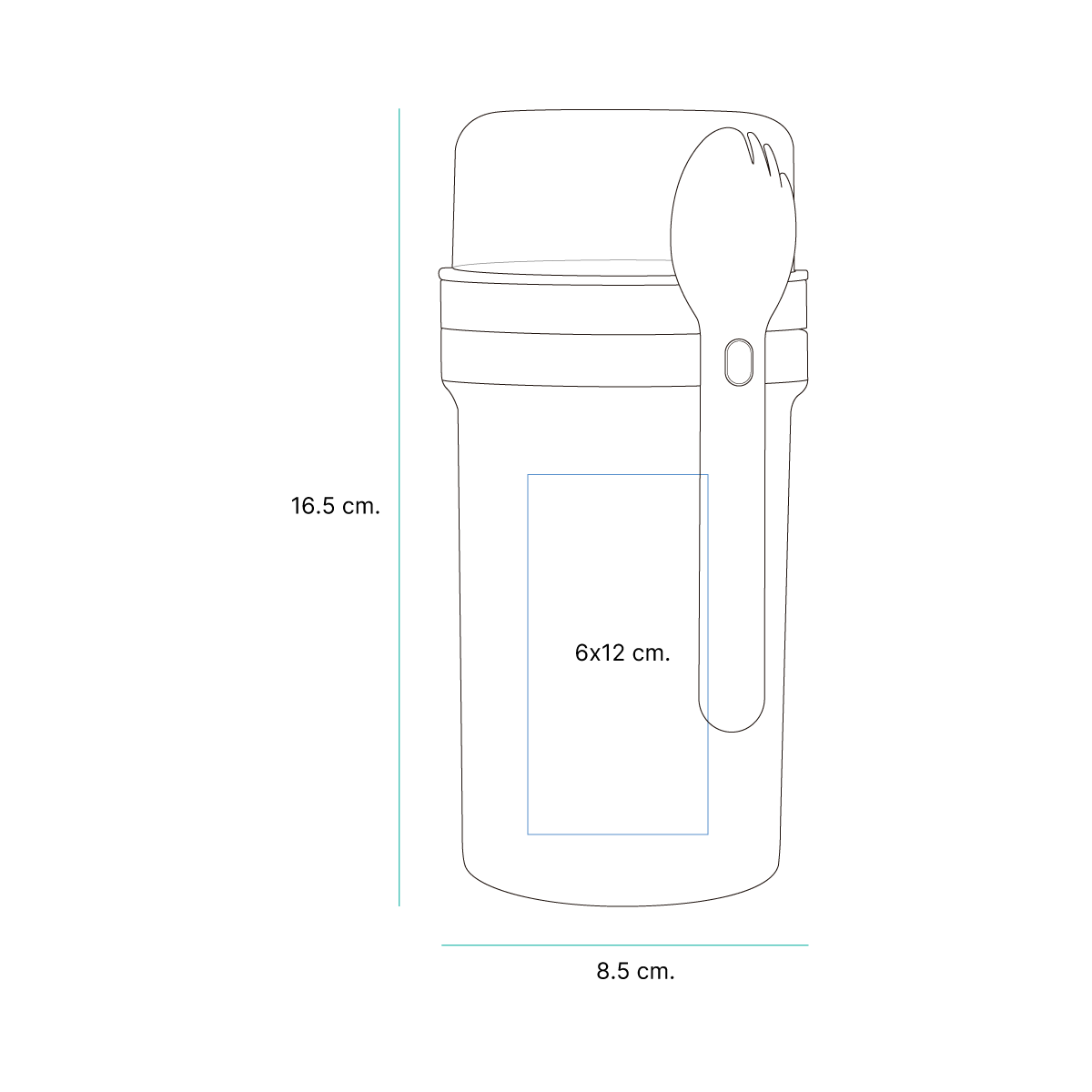 Contenedor Gills. - Artículos Promocionales MAS RECIO