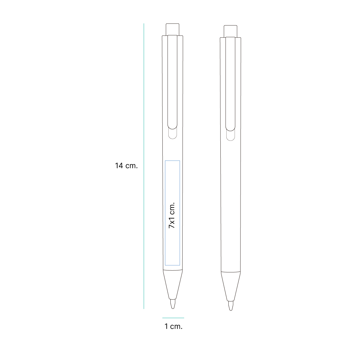 Set de bolígrafos Tongue.