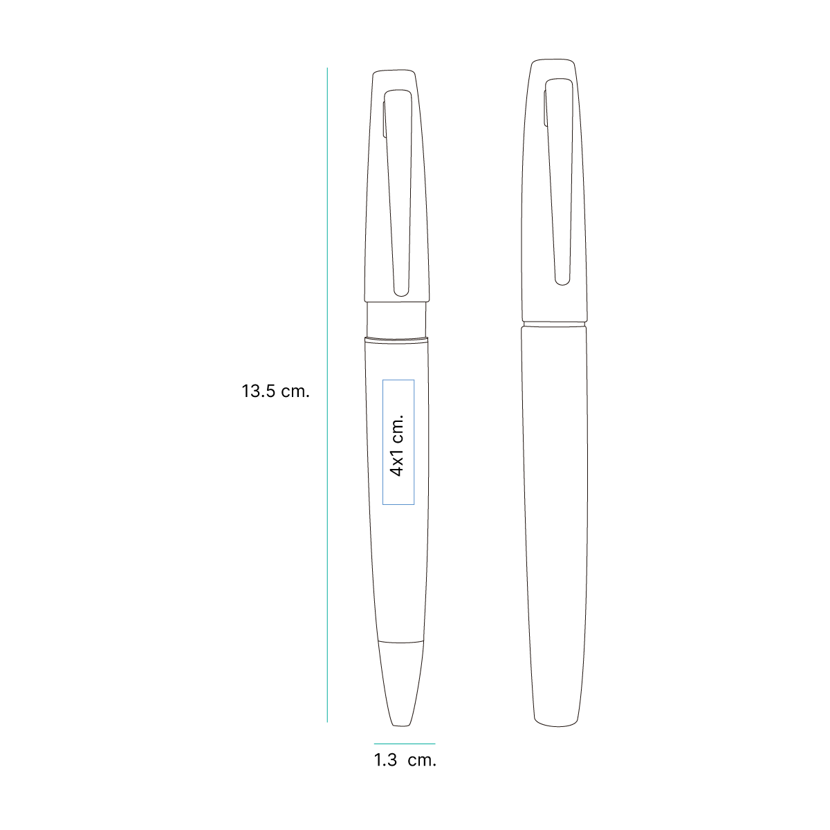 Set de bolígrafos Kayseri.