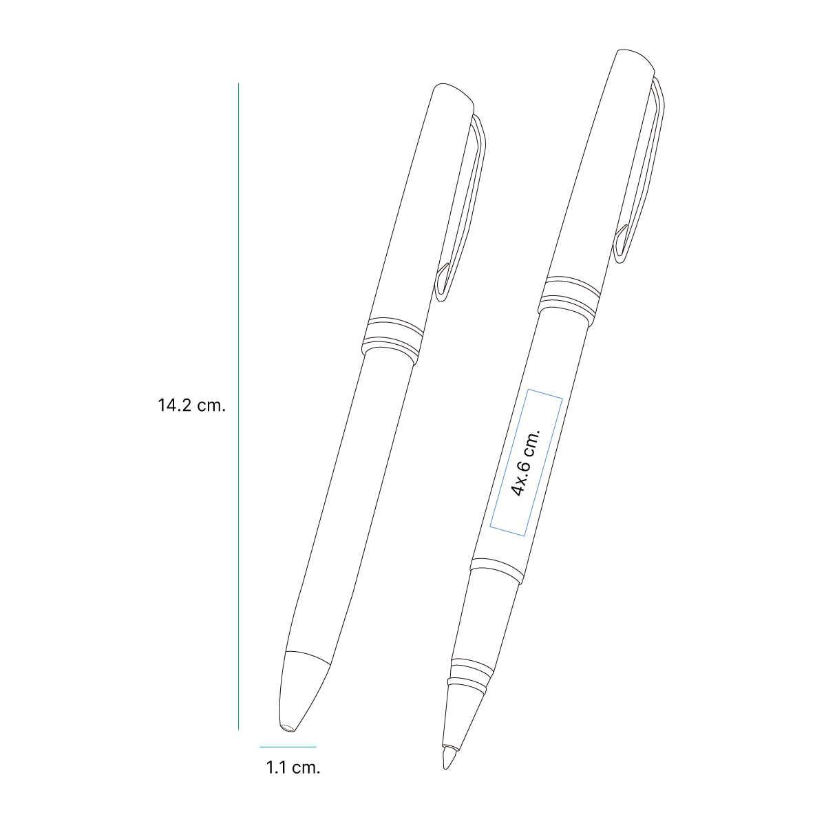 Set de bolígrafos Atalaia.