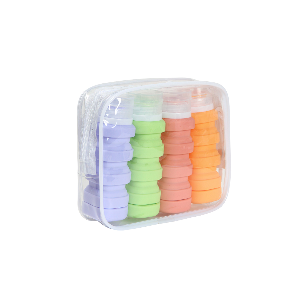Set de 4 botellas expandibles. - Artículos Promocionales MAS RECIO