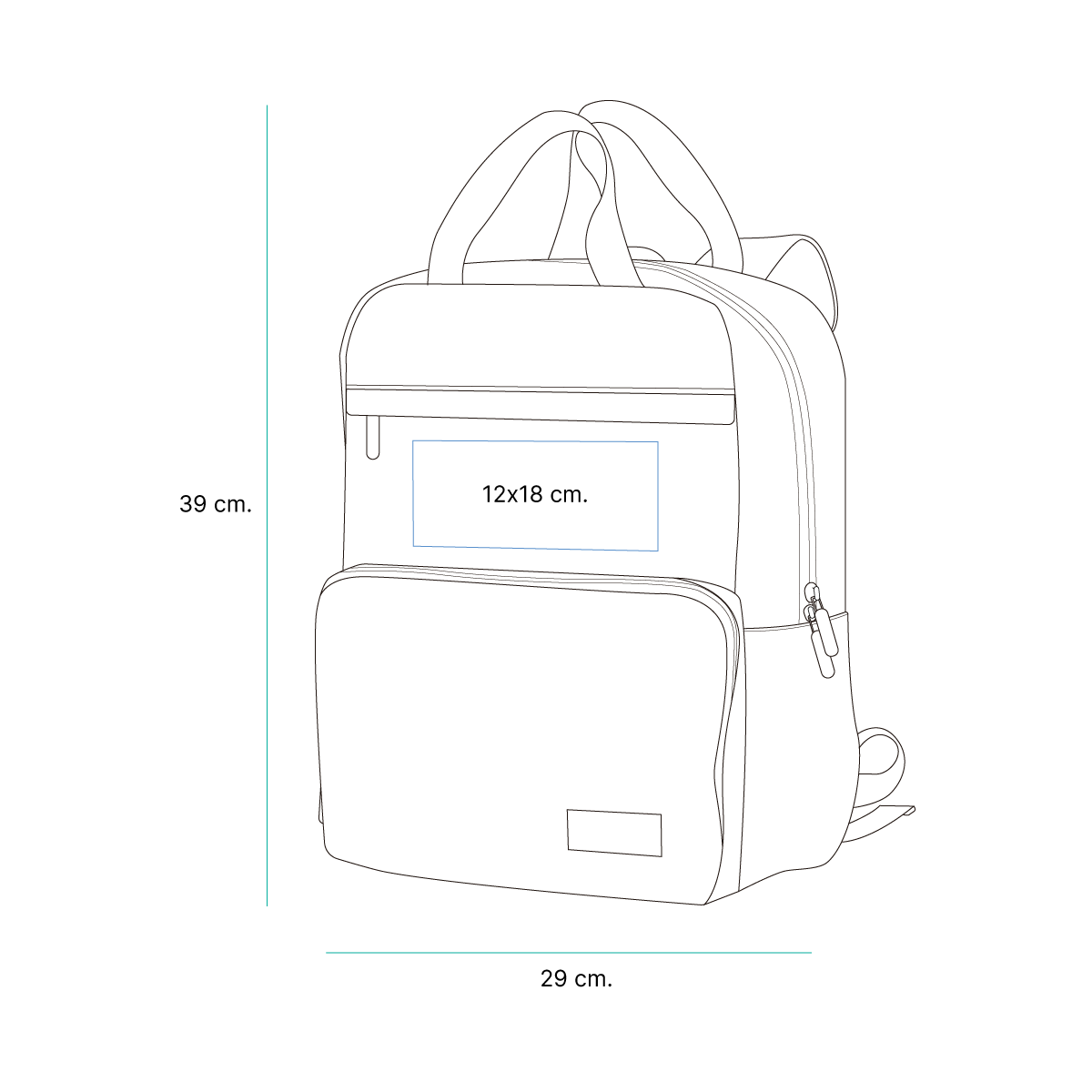 Mochila plegable Engomi. - Vista 9