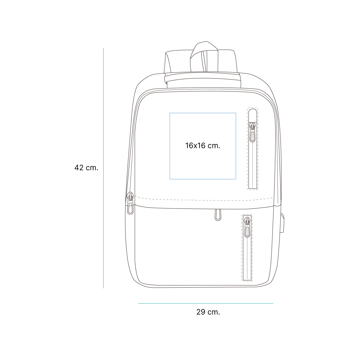 Mochila Bondy. - Vista 6