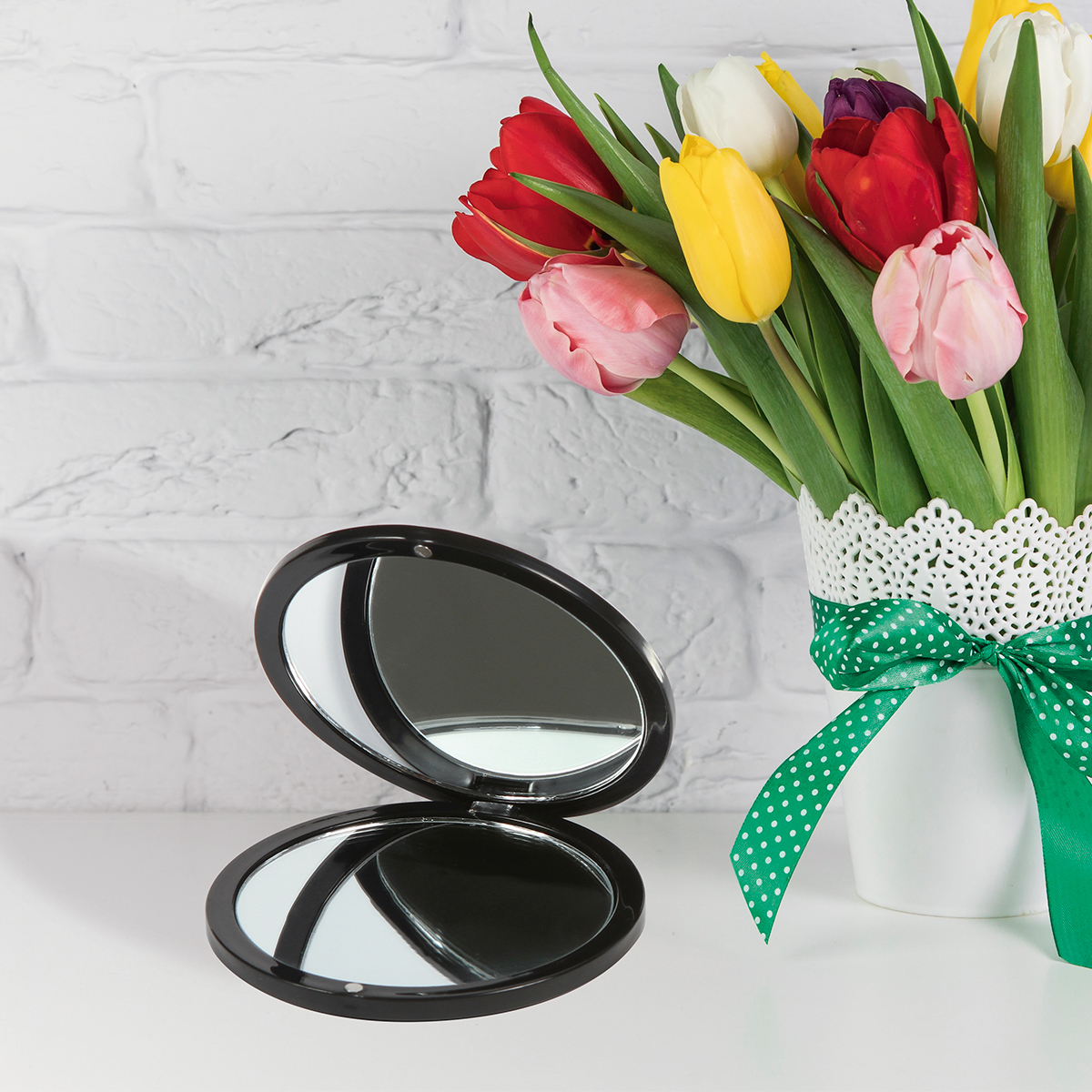 Espejo redondo doble. - Vista 4