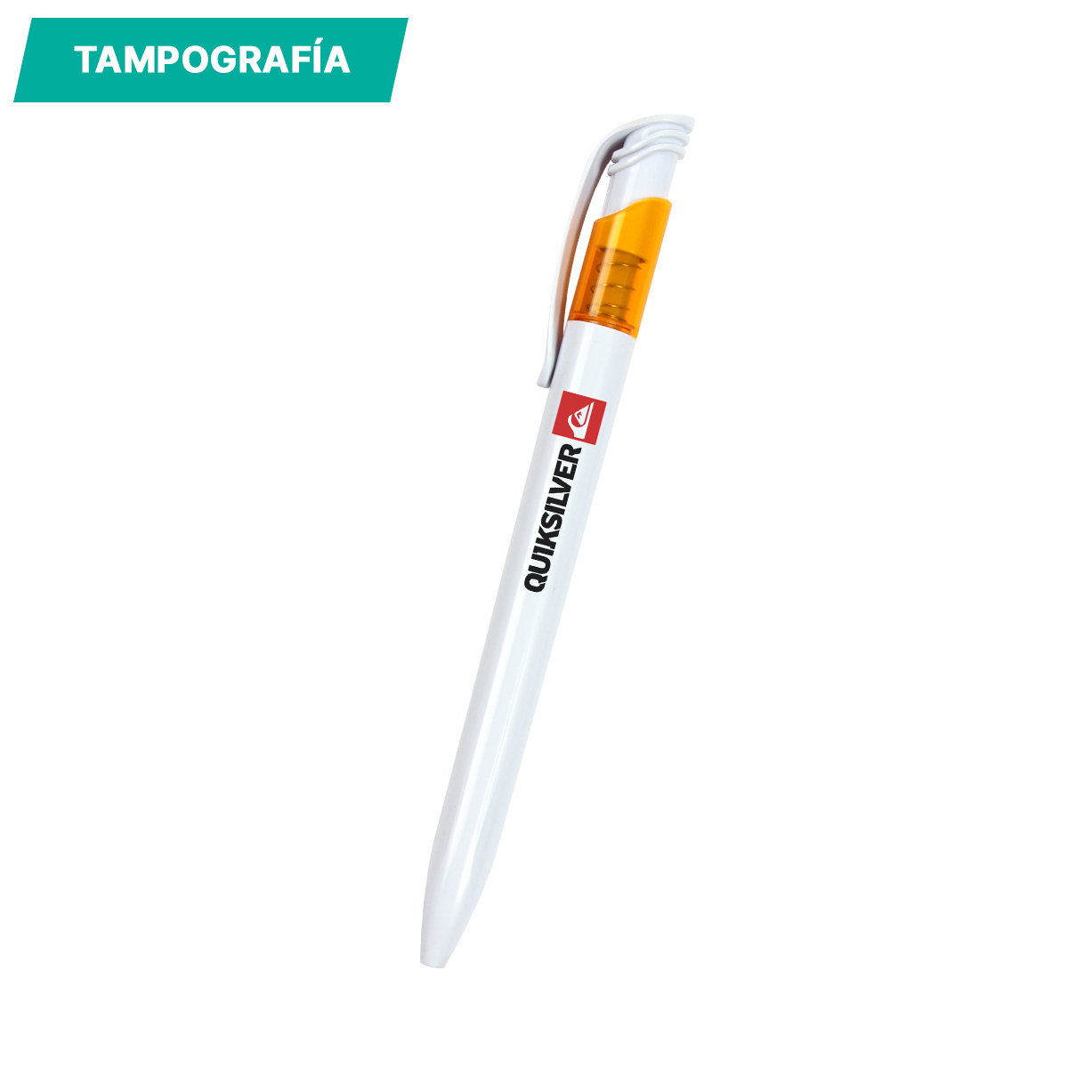 Bolígrafo de plástico Tripoli. - Vista 2