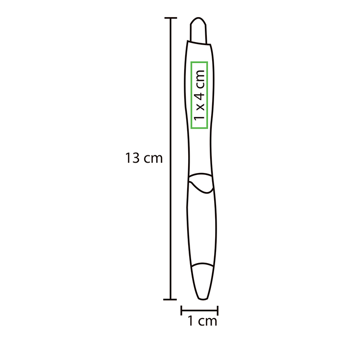 Bolígrafo de plástico. - Vista 2