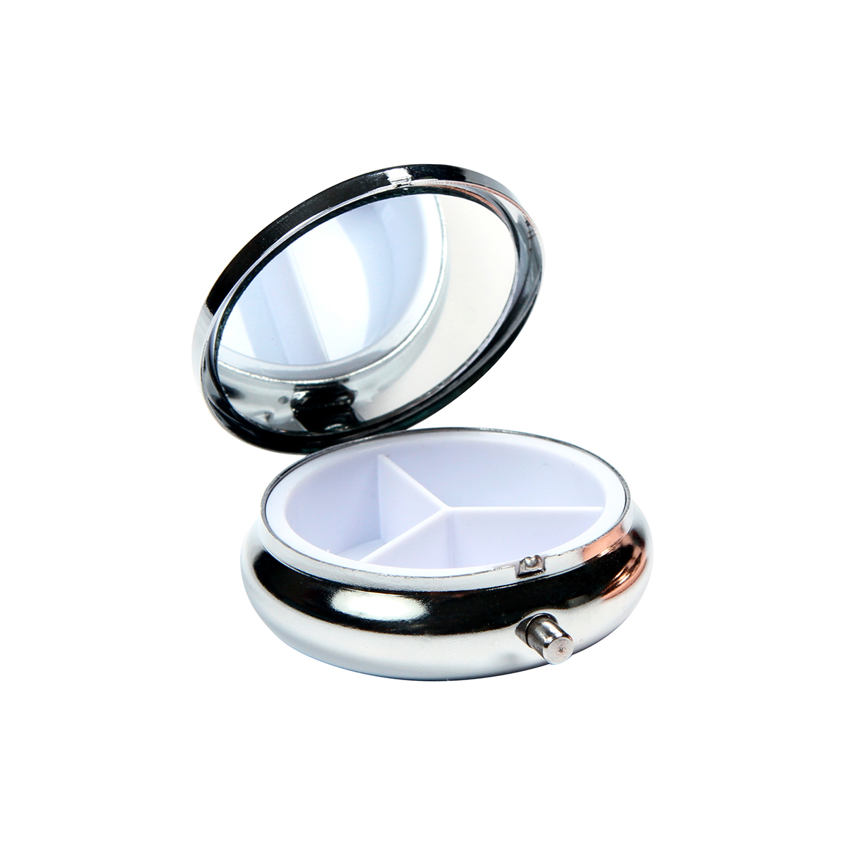 Pastillero con espejo. - Artículos Promocionales MAS RECIO