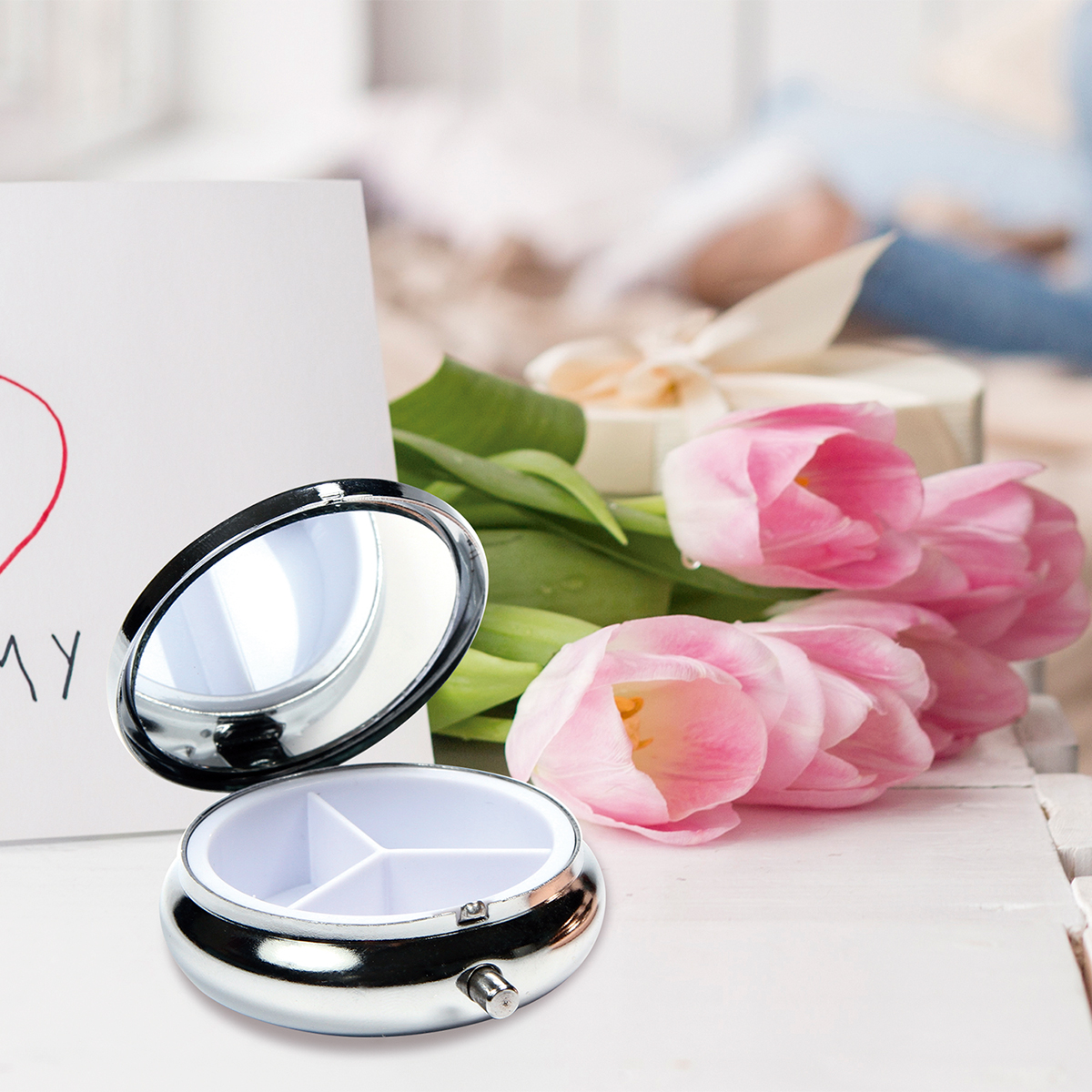 Pastillero con espejo. - Vista 4