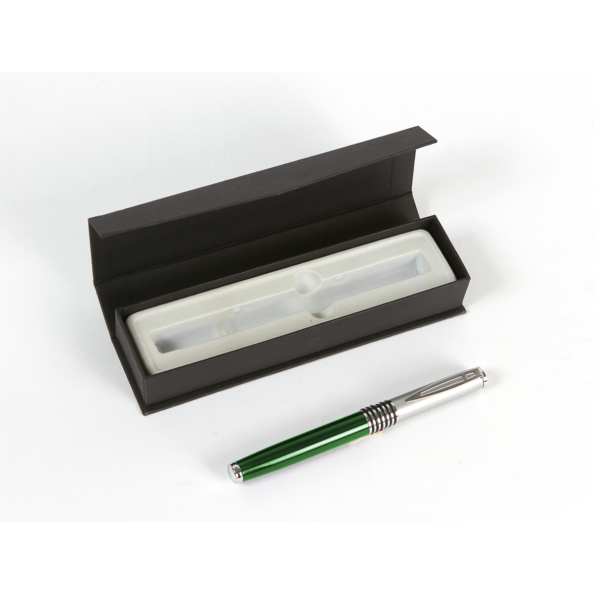 Bolígrafo metálico roller ball Bakuba. - Artículos Promocionales MAS RECIO