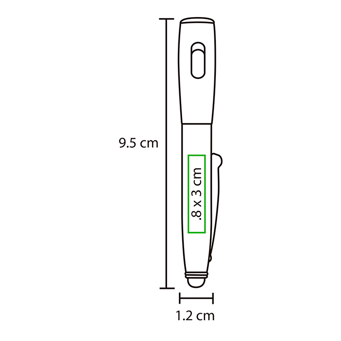 Bolígrafo de plástico Porto. - Vista 2