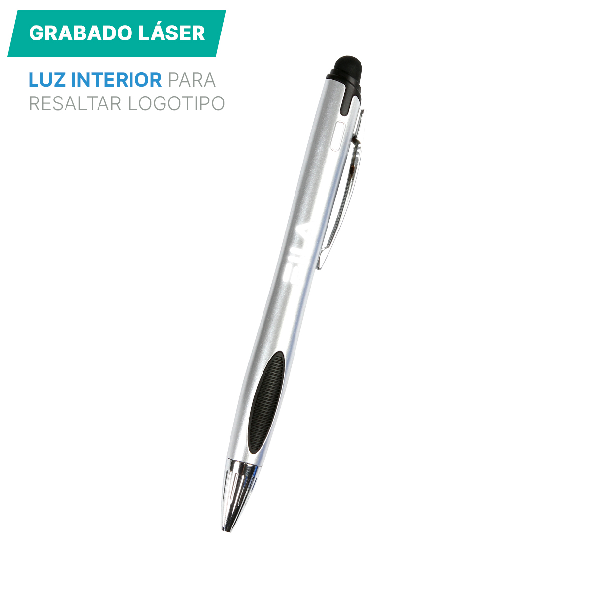 Bolígrafo de plástico Bandar. - Vista 2