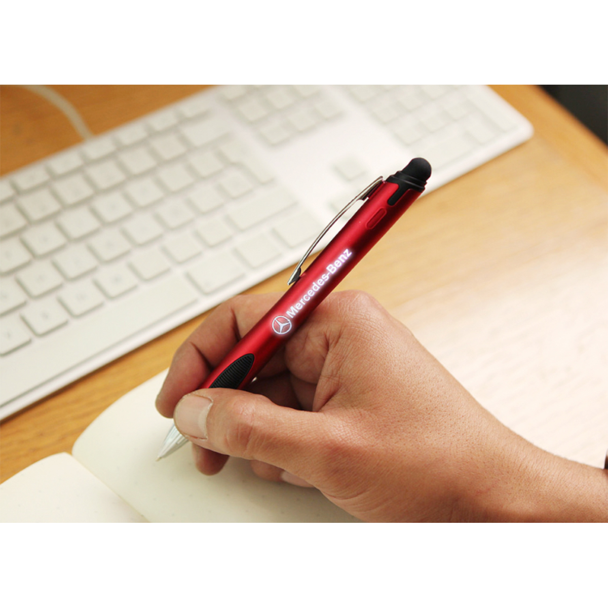 Bolígrafo de plástico Bandar. - Vista 3