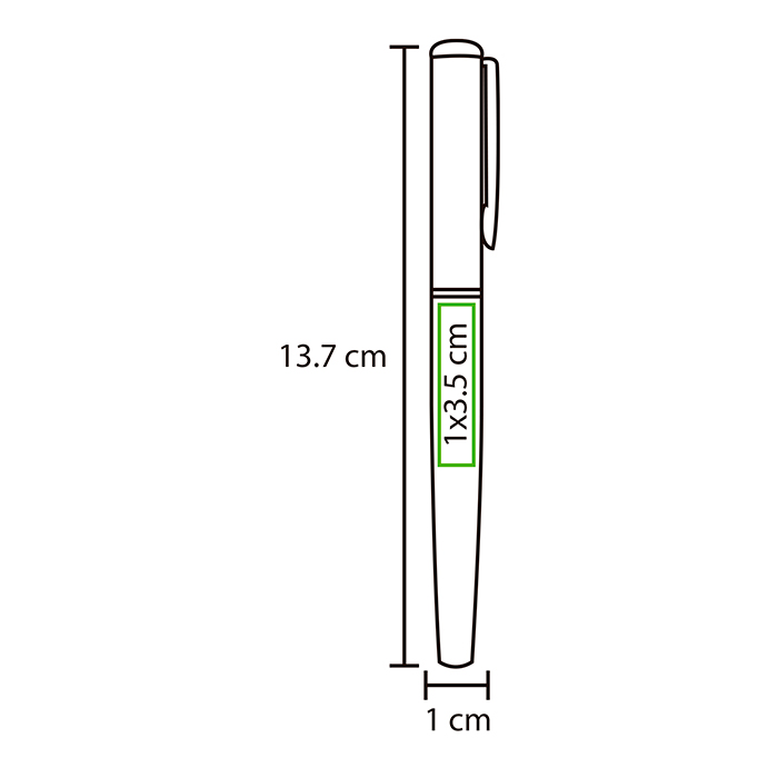 Bolígrafo metálico Albury. - Vista 4