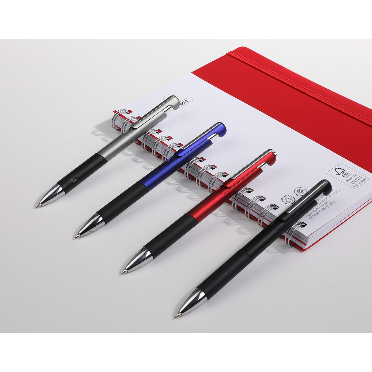 Bolígrafo de plástico Kara. - Vista 4