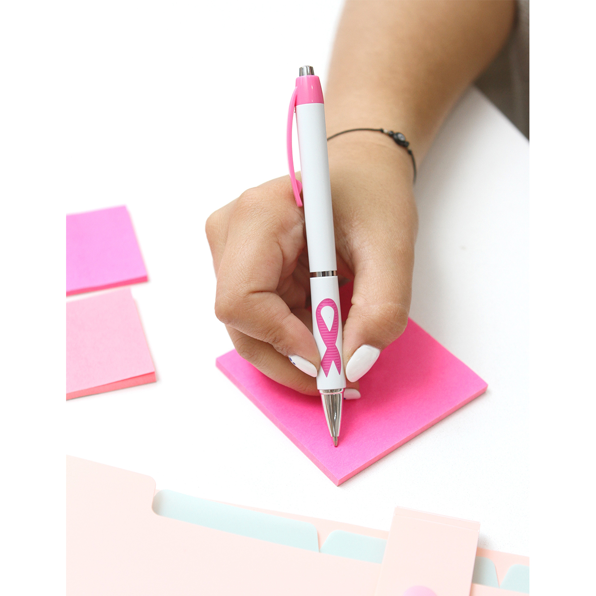 Bolígrafo de plástico Bolonia. - Vista 3