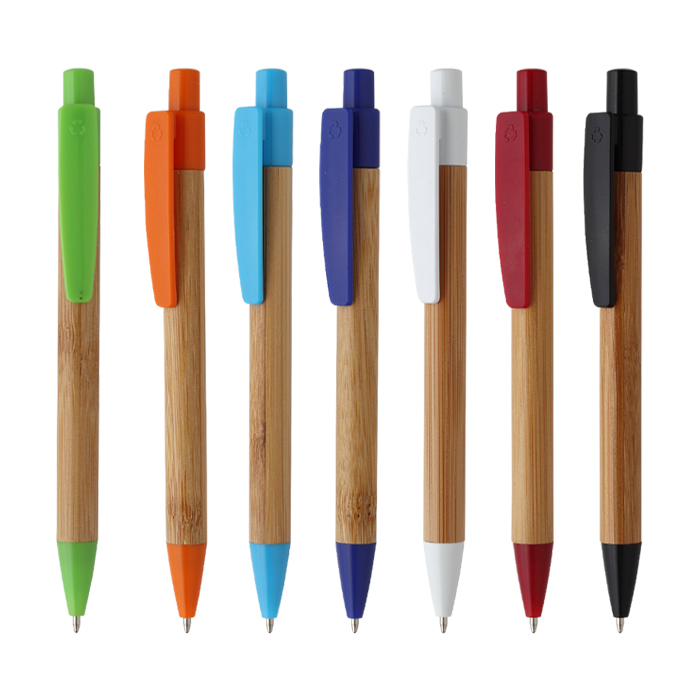 Bolígrafo de bambú Malaga. - Vista 3