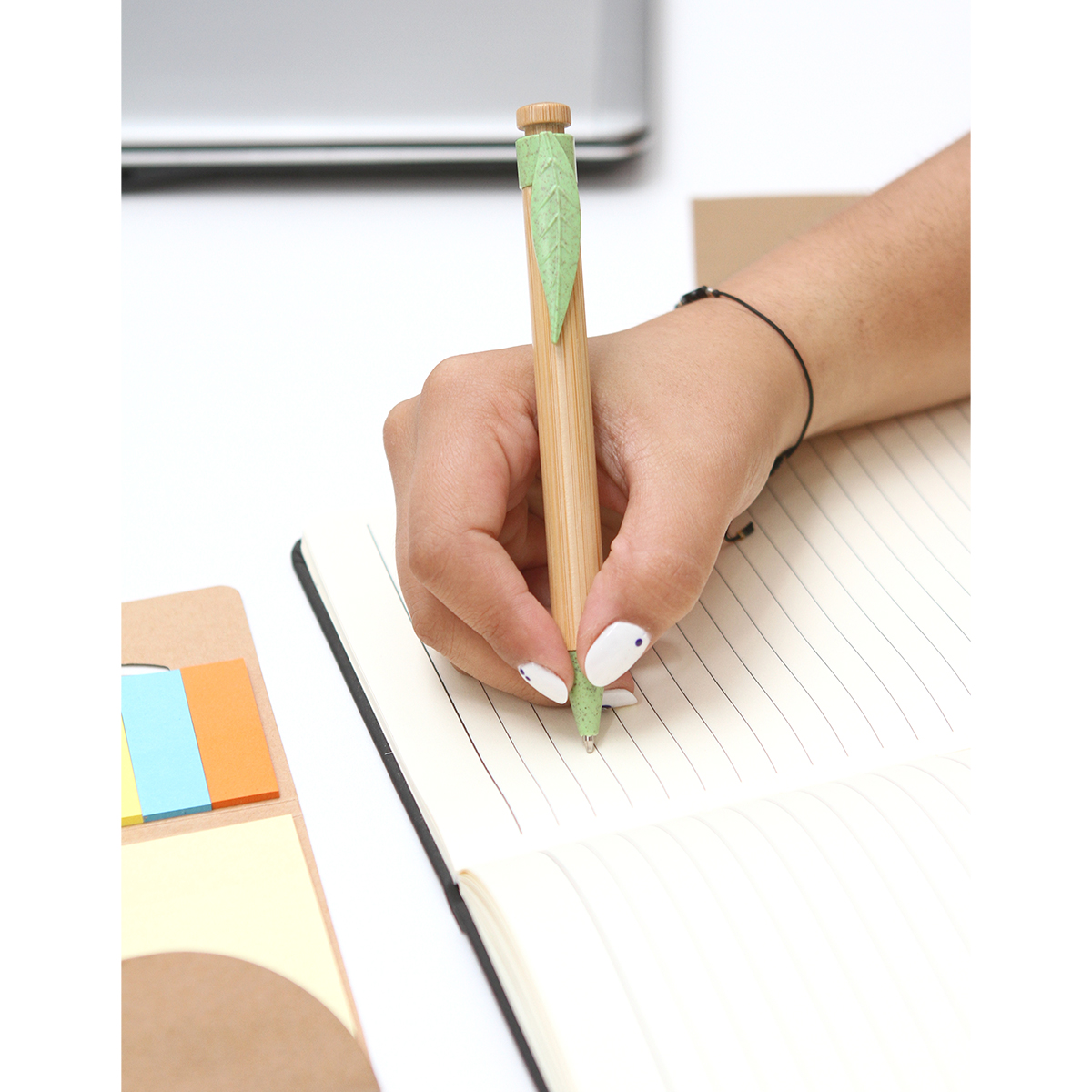 Bolígrafo de bambú Tudela. - Vista 3