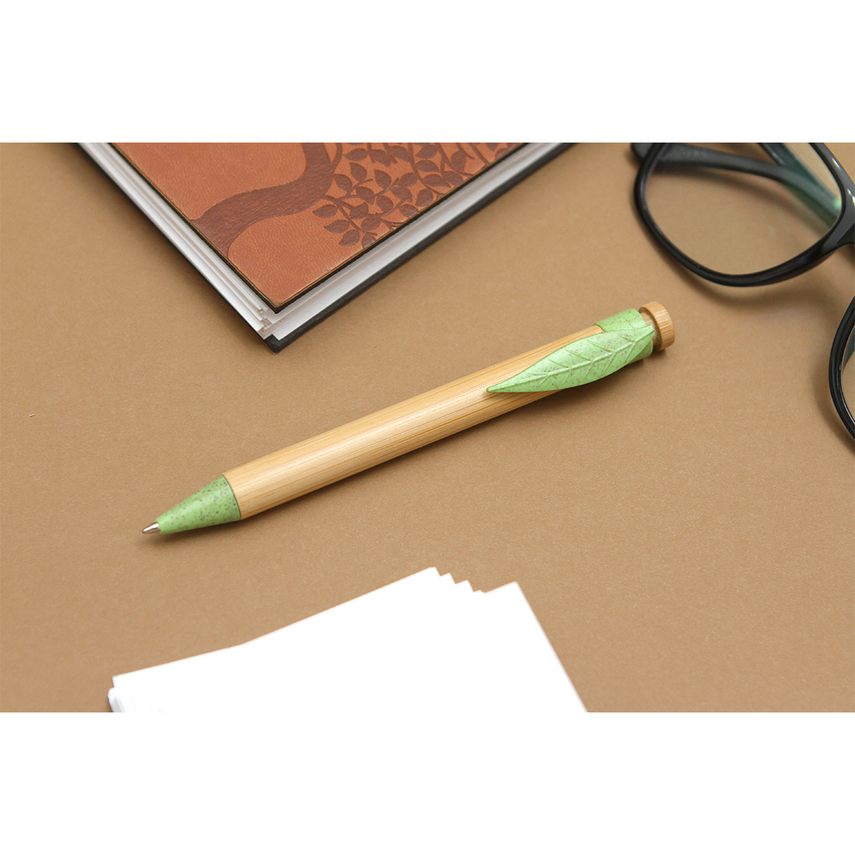 Bolígrafo de bambú Tudela. - Vista 4