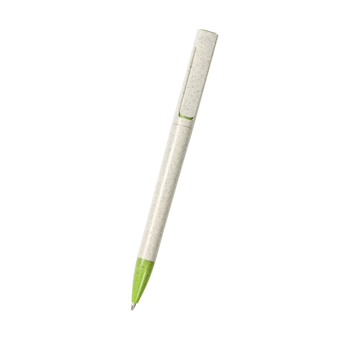 Bolígrafo en fibra de trigo Alcalá. - Artículos Promocionales MAS RECIO