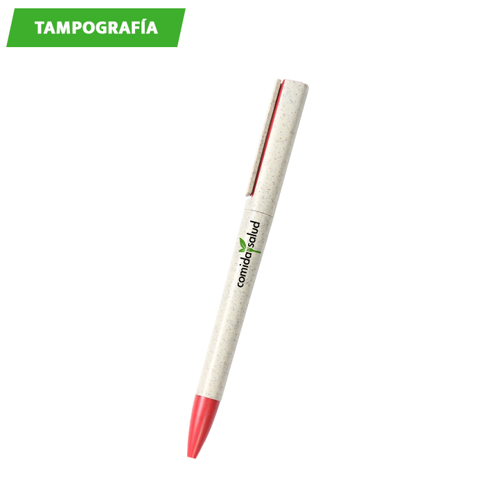 Bolígrafo en fibra de trigo Alcalá. - Vista 2