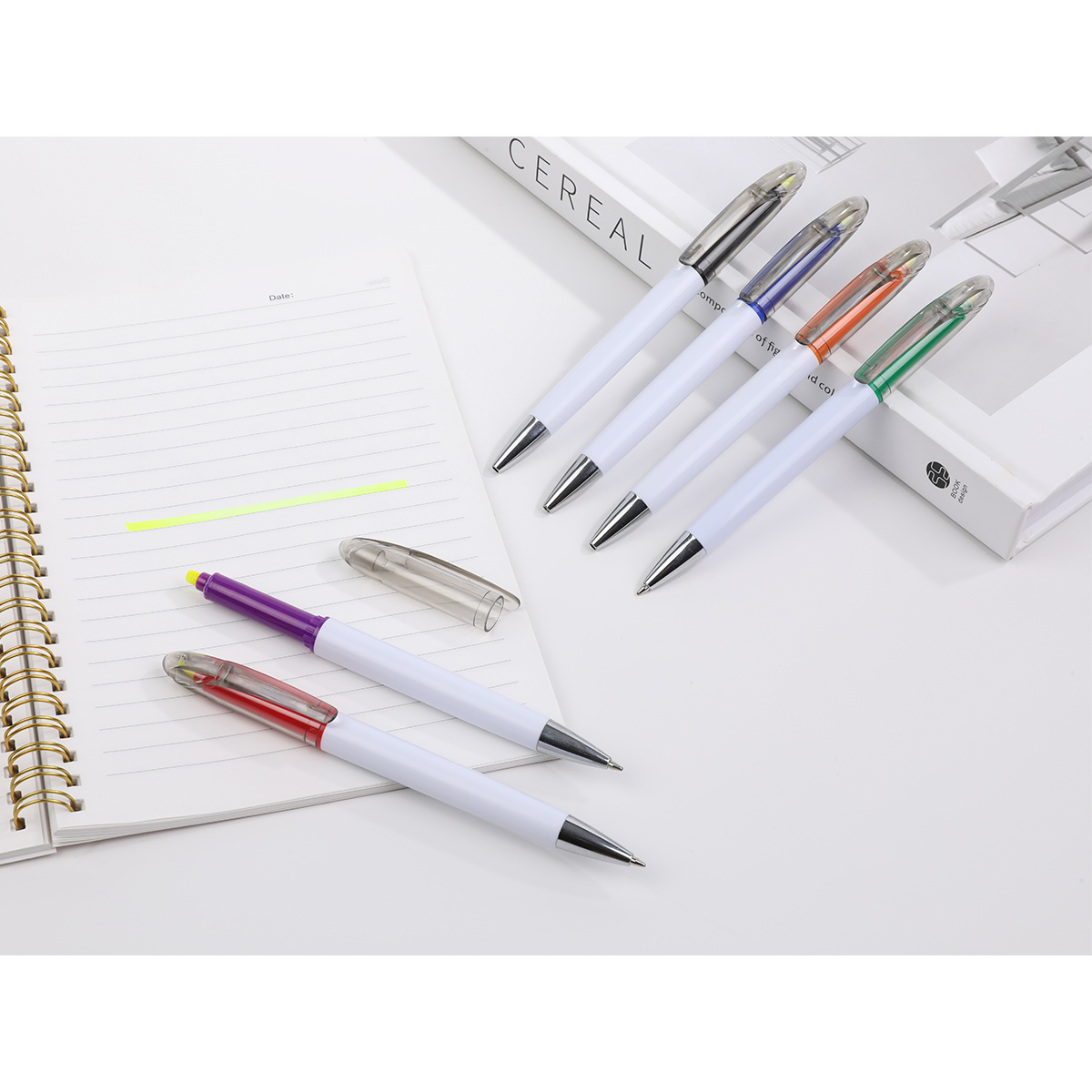 Bolígrafo de plástico Asís. - Vista 4