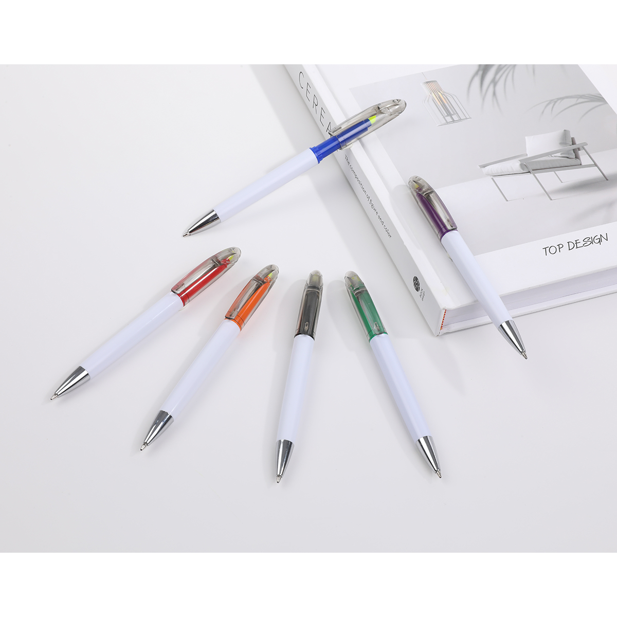 Bolígrafo de plástico Asís. - Vista 3